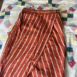 Madewell linen skirt